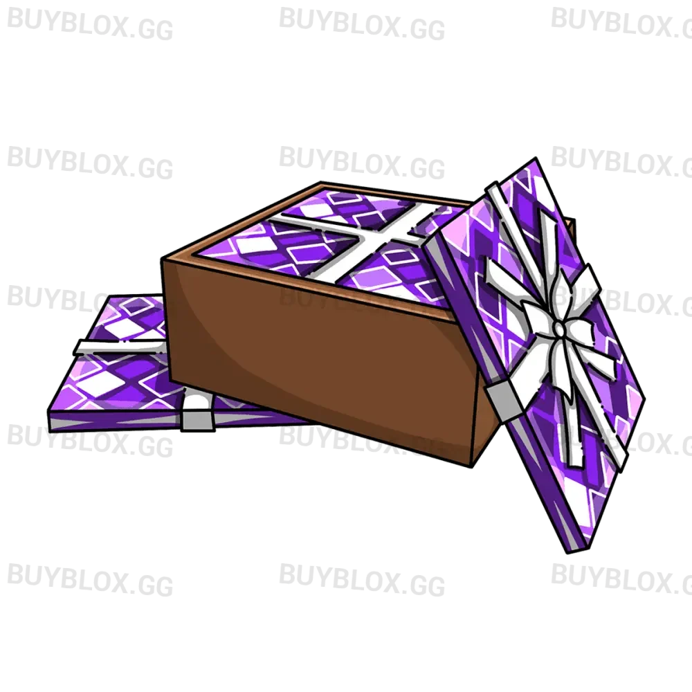 Box of Purple Wrapping Paper