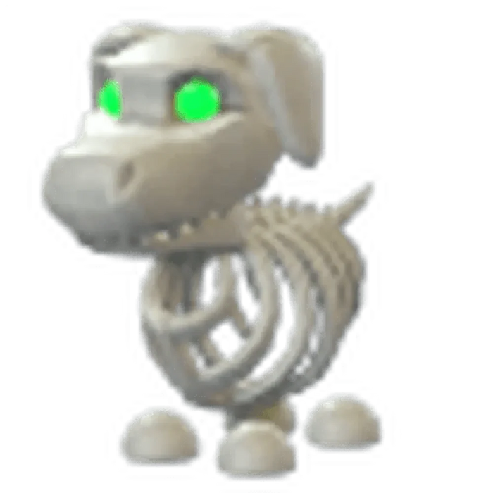 MFR Halloween White Skeleton Dog