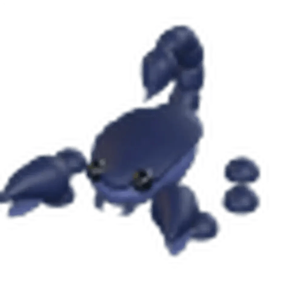NFR Halloween Blue Scorpion